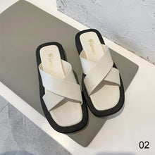 Load image into Gallery viewer, Flat Slippers Muffin Platform Slippers Comfortable Non-slip Slippers Fashion Outdoor Slippers for Women
