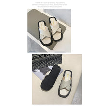 Load image into Gallery viewer, Flat Slippers Muffin Platform Slippers Comfortable Non-slip Slippers Fashion Outdoor Slippers for Women
