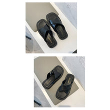 Load image into Gallery viewer, Flat Slippers Muffin Platform Slippers Comfortable Non-slip Slippers Fashion Outdoor Slippers for Women
