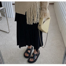 Load image into Gallery viewer, Buckle Platform Platform Sandals Cross Peep Toe Round Toe Sandals Beach Shoes Summer Shoes for Women
