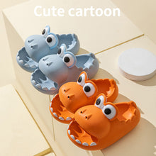 Load image into Gallery viewer, Dinosaur Slippers Fashion Soft Non-Slip Dinosaur Slippers Indoor Outdoor EVA Slippers for Women
