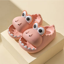 Load image into Gallery viewer, Dinosaur Slippers Fashion Soft Non-Slip Dinosaur Slippers Indoor Outdoor EVA Slippers for Women
