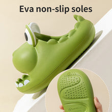 Load image into Gallery viewer, Dinosaur Slippers Fashion Soft Non-Slip Dinosaur Slippers Indoor Outdoor EVA Slippers for Women
