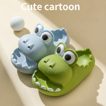 Load image into Gallery viewer, Dinosaur Slippers Fashion Soft Non-Slip Dinosaur Slippers Indoor Outdoor EVA Slippers for Women
