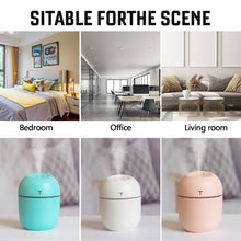 Load image into Gallery viewer, 220ML Mini Air Humidifier with Night Light USB Plug-in Cool Mist Sprayer Portable For Car Bedroom Office Home Appliance
