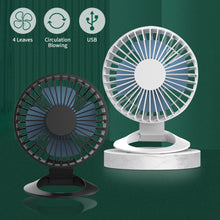 Load image into Gallery viewer, Portable Mini Noiseless Fan Air Cooler Mini Desk USB Plug-in Fan for Student Office Desktop Stand Fan

