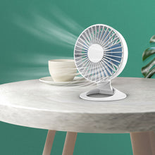 Load image into Gallery viewer, Portable Mini Noiseless Fan Air Cooler Mini Desk USB Plug-in Fan for Student Office Desktop Stand Fan
