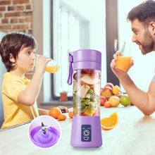 Load image into Gallery viewer, Portable Electric Blender 6-Blade Cutter Juicer Blenders Mini Food Processor Handheld Fruit Squeezer Milk Shake Smoothie Food Machine
