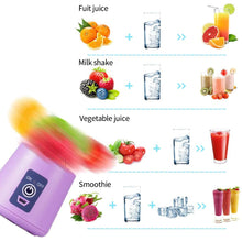 Load image into Gallery viewer, Portable Electric Blender 6-Blade Cutter Juicer Blenders Mini Food Processor Handheld Fruit Squeezer Milk Shake Smoothie Food Machine
