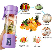 Load image into Gallery viewer, Portable Electric Blender 6-Blade Cutter Juicer Blenders Mini Food Processor Handheld Fruit Squeezer Milk Shake Smoothie Food Machine
