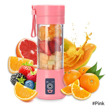 Load image into Gallery viewer, Portable Electric Blender 6-Blade Cutter Juicer Blenders Mini Food Processor Handheld Fruit Squeezer Milk Shake Smoothie Food Machine
