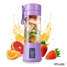 Load image into Gallery viewer, Portable Electric Blender 6-Blade Cutter Juicer Blenders Mini Food Processor Handheld Fruit Squeezer Milk Shake Smoothie Food Machine

