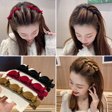 Load image into Gallery viewer, Fashion Flocked Bangs Hair Clip Women Cute Hairgrip Barrettes Headwear Alice Braided Design Girl Hairpins Hair Accessories
