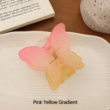 Load image into Gallery viewer, Acrylic Hair Claw Elegant Double Layer Sweet Fairy Butterfly Hairpin Clip Frosted Styling Tools Barrettes For Women Hair Accessories
