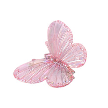 Load image into Gallery viewer, Girls Transparent Laser Butterfly Pink Hairpin Children Fashion Heart-Shape Hair Clips Women Barrettes Headband Hair Accessories
