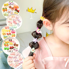 Load image into Gallery viewer, 10Pcs Cute Korean Style Girls Hair Band Elastic Hair Bands Children Ponytail Holder Rubber Bands for Kids Hair Accessories

