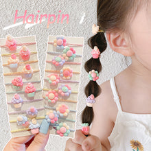 Load image into Gallery viewer, 10Pcs Cute Korean Style Girls Hair Band Elastic Hair Bands Children Ponytail Holder Rubber Bands for Kids Hair Accessories
