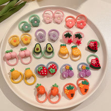 Load image into Gallery viewer, 10Pcs Cute Korean Style Girls Hair Band Elastic Hair Bands Children Ponytail Holder Rubber Bands for Kids Hair Accessories
