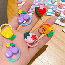 Load image into Gallery viewer, 10Pcs Cute Korean Style Girls Hair Band Elastic Hair Bands Children Ponytail Holder Rubber Bands for Kids Hair Accessories
