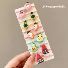 Load image into Gallery viewer, 10Pcs Cute Korean Style Girls Hair Band Elastic Hair Bands Children Ponytail Holder Rubber Bands for Kids Hair Accessories
