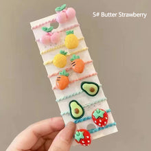 Load image into Gallery viewer, 10Pcs Cute Korean Style Girls Hair Band Elastic Hair Bands Children Ponytail Holder Rubber Bands for Kids Hair Accessories
