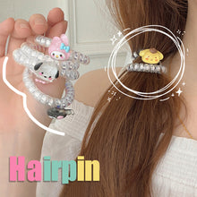 Load image into Gallery viewer, 1PC Simple Japanese Style Kulome Hello Kitty Cartoon Pattern Ponytail Rubber Band Highly Flexible Durable
