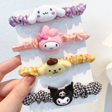 Load image into Gallery viewer, 1PC Simple Japanese Style Kulome Hello Kitty Cartoon Pattern Ponytail Rubber Band Highly Flexible Durable
