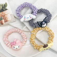 Load image into Gallery viewer, 1PC Simple Japanese Style Kulome Hello Kitty Cartoon Pattern Ponytail Rubber Band Highly Flexible Durable

