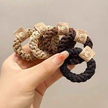 Load image into Gallery viewer, 1PC Korean Fashion Cute Bear Hair Rope High Elastic Durable Rubber Band Simple Hair Ring Hair Accessories
