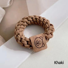 Load image into Gallery viewer, 1PC Korean Fashion Cute Bear Hair Rope High Elastic Durable Rubber Band Simple Hair Ring Hair Accessories
