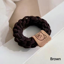 Load image into Gallery viewer, 1PC Korean Fashion Cute Bear Hair Rope High Elastic Durable Rubber Band Simple Hair Ring Hair Accessories
