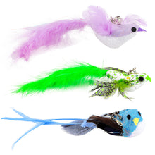Load image into Gallery viewer, Simulation Bird Cat Interactive Toys Retractable Door Hanging Feather Toys Cat Scratch Rope Mouse Funny Teaser Traning Toys Interactive Mouse Toy Pet Supplies
