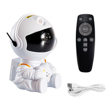 Load image into Gallery viewer, USB Astronaut Projector Starry Sky Galaxy Stars Projector Night Light LED Lamp for Bedroom Room Decor Decorative Nightlights
