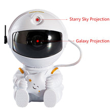 Load image into Gallery viewer, USB Astronaut Projector Starry Sky Galaxy Stars Projector Night Light LED Lamp for Bedroom Room Decor Decorative Nightlights
