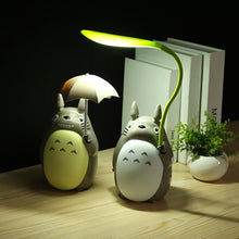 Load image into Gallery viewer, Creative Night Lights LED Cartoon Totoro Shape Lamp USB Rechargeable Reading Table Desk Lamps for Kids Gift Home Decor Novelty
