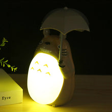 Load image into Gallery viewer, Creative Night Lights LED Cartoon Totoro Shape Lamp USB Rechargeable Reading Table Desk Lamps for Kids Gift Home Decor Novelty
