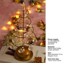 Load image into Gallery viewer, Christmas Tree Lamp Holiday Decoration Night Light Novelty Fairy Decor Diamond Tree Lighting
