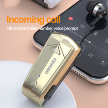 Load image into Gallery viewer, F520 Bluetooth Earphones Retractable Auricular Lavalier Clip On Headset For One Ear Hand Free Wireless Lotus Original
