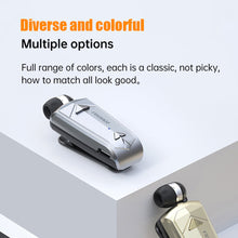 Load image into Gallery viewer, F520 Bluetooth Earphones Retractable Auricular Lavalier Clip On Headset For One Ear Hand Free Wireless Lotus Original
