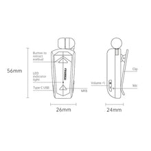 Load image into Gallery viewer, F520 Bluetooth Earphones Retractable Auricular Lavalier Clip On Headset For One Ear Hand Free Wireless Lotus Original

