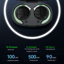 Load image into Gallery viewer, F2 Tws Wireless Bluetooth-compatible Headset Stereo Earbuds Display Sports Earphones With Night Running Lights
