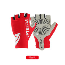 Load image into Gallery viewer, Anti-slip Short Cycling Gloves Fingerless Gloves Bicycle Lycra Fabric Half Finger Mitten for Mtb Road Bike Sports Racing
