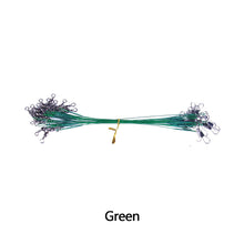 Load image into Gallery viewer, 20PCS 15CM-30CM Anti Bite Steel Fishing Line Steel Wire Leader With Swivel Fishing Accessory Lead Core Leash Fishing Wire
