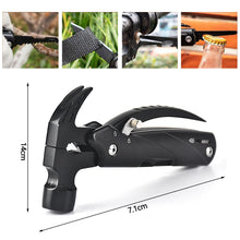 Load image into Gallery viewer, Portable Pocket Multitool Claw Hammer Stainless Steel Tool with Nylon Sheath Outdoor Survival Camping Hunting Hiking Equipment
