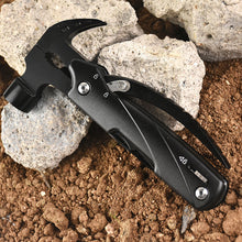Load image into Gallery viewer, Portable Pocket Multitool Claw Hammer Stainless Steel Tool with Nylon Sheath Outdoor Survival Camping Hunting Hiking Equipment
