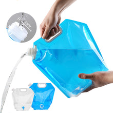 Load image into Gallery viewer, Portable Folding Bucket Outdoor Picnic Self-driving Tour Portable Storage Large Capacity With Faucet Foldable Water Bag
