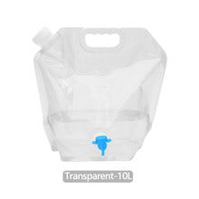 Load image into Gallery viewer, Portable Folding Bucket Outdoor Picnic Self-driving Tour Portable Storage Large Capacity With Faucet Foldable Water Bag
