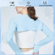 Load image into Gallery viewer, Women Ice Silk Shawl Cuff Gloves Golf Shawl Sleeves Sunscreen Sleeves Summer Uv Protection Clothing For Outdoor Arm Sleeve
