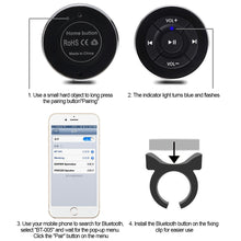 Load image into Gallery viewer, Car Wireless Bluetooth 5.0 Bluetooth-compatible Media Steering Wheel Remote Control Mp3 Music Player for Android IOS Smartphone Control Kit
