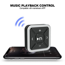 Load image into Gallery viewer, Portable Car Steering Wheel Remote Control Wireless Bluetooth Smartphone Control for Media MP3 Music Play for Android IOS
